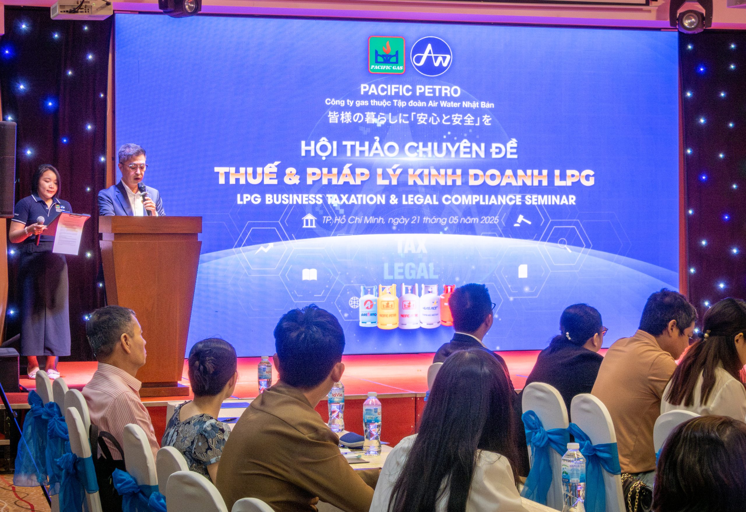 Tổng Giám đốc Pacific Petro phát biểu tại hội thảo