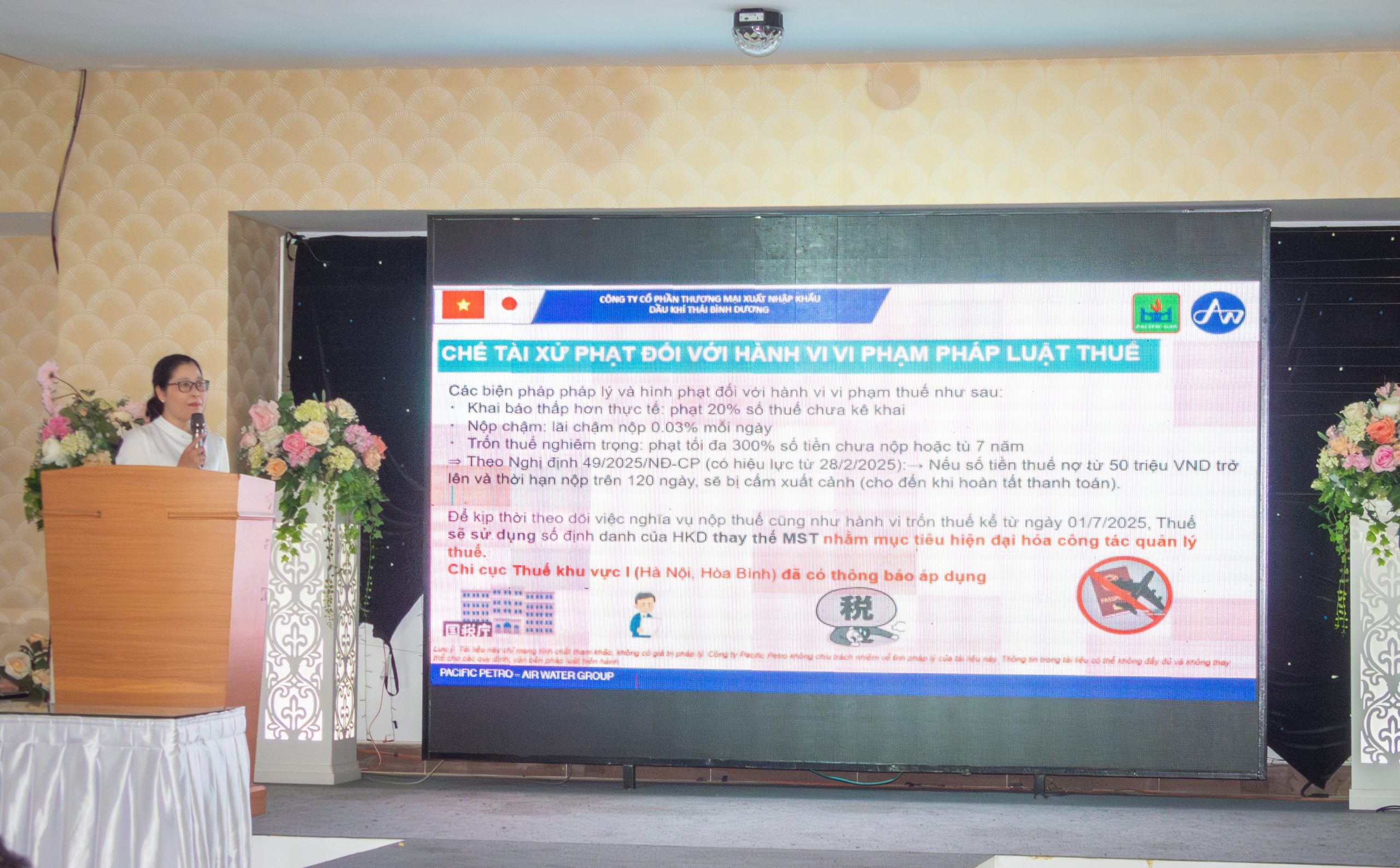 Chuyên đề 2 được trình bày bởi Kế toán trưởng Pacific Petro
