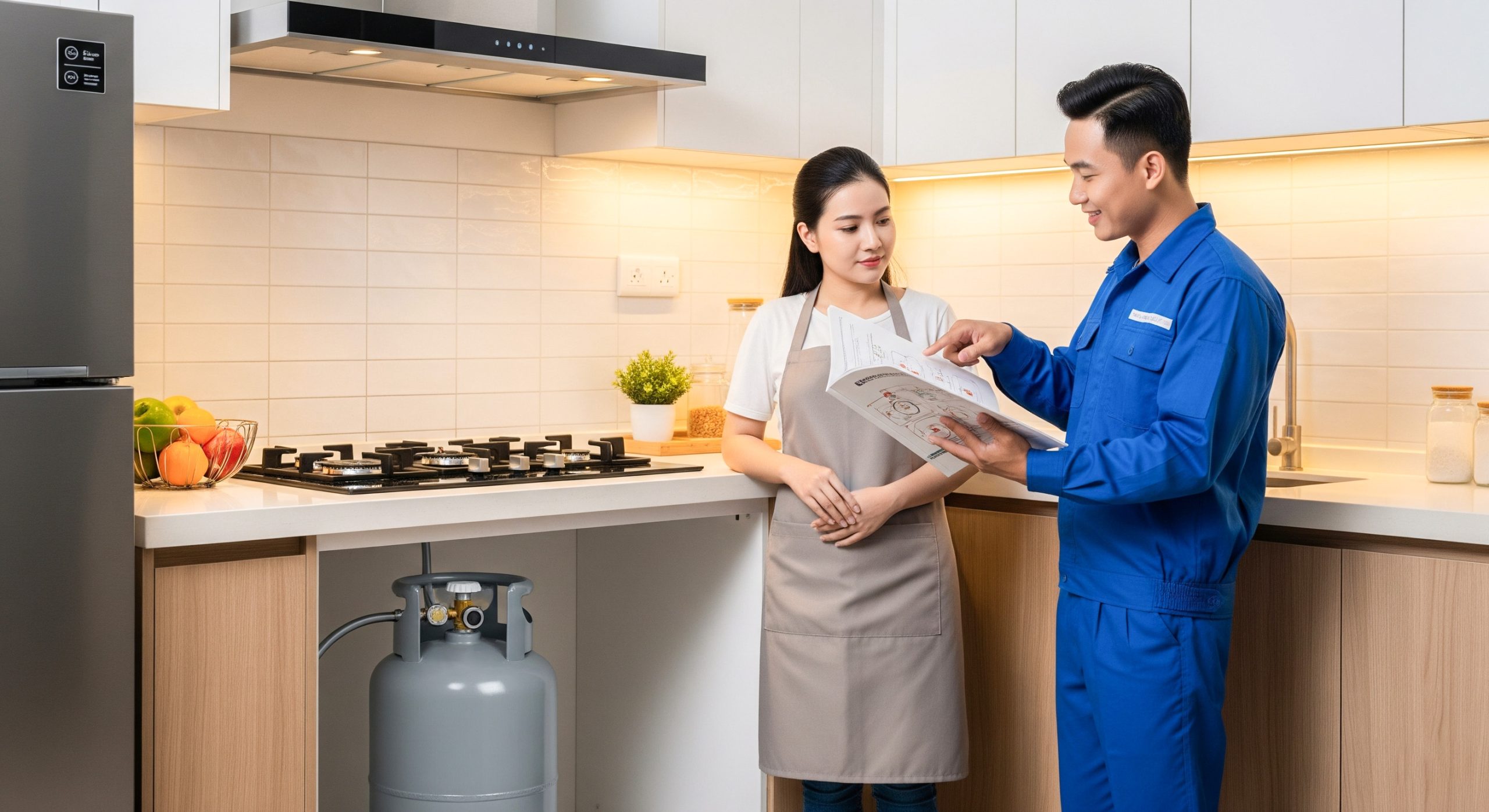 cửa hàng gas cần phải hướng dẫn cho khách hàng về an toàn gas