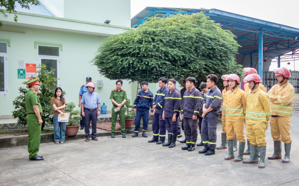 Pacific Petro thực tập phương án chữa cháy và cứu nạn cứu hộ