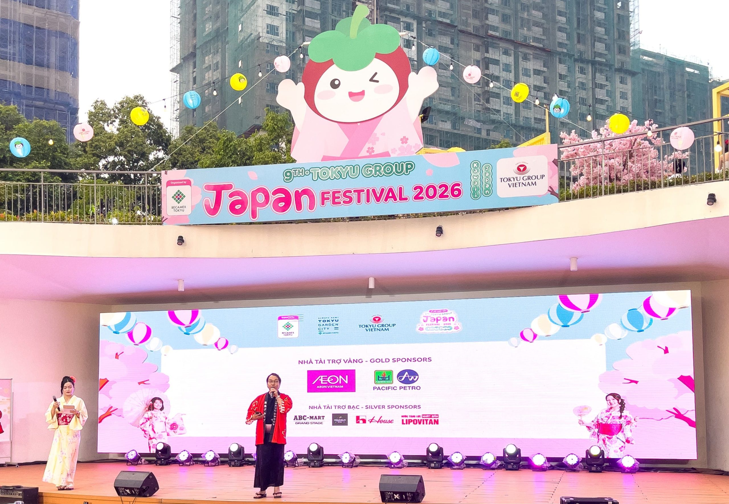 công ty gas nhật bản pacific petro là nhà tài trợ vàng lễ hội Nhật Bản 2026 