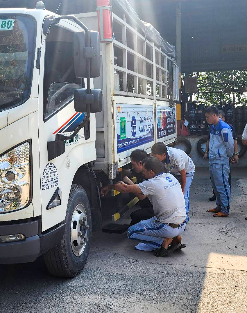 Đào tạo tài xế bán hàng Pacific Petro an toàn LPG gas