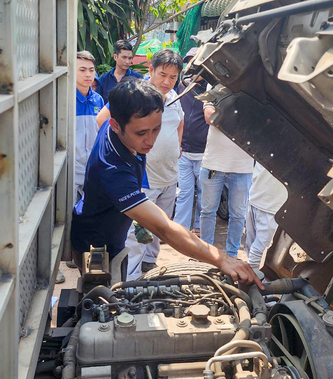 Đào tạo tài xế bán hàng Pacific Petro an toàn LPG gas
