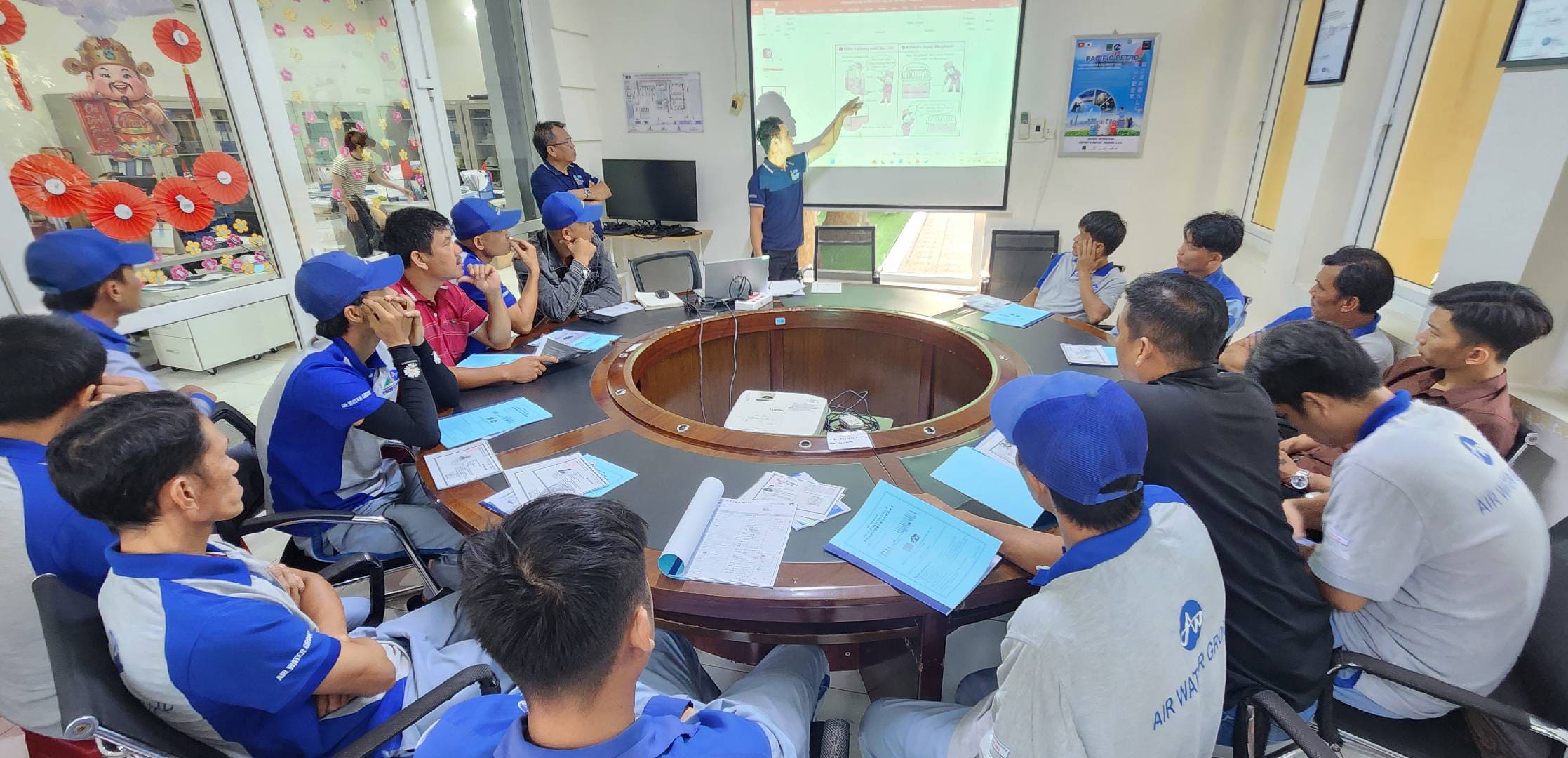 Đào tạo tài xế bán hàng Pacific Petro an toàn LPG gas