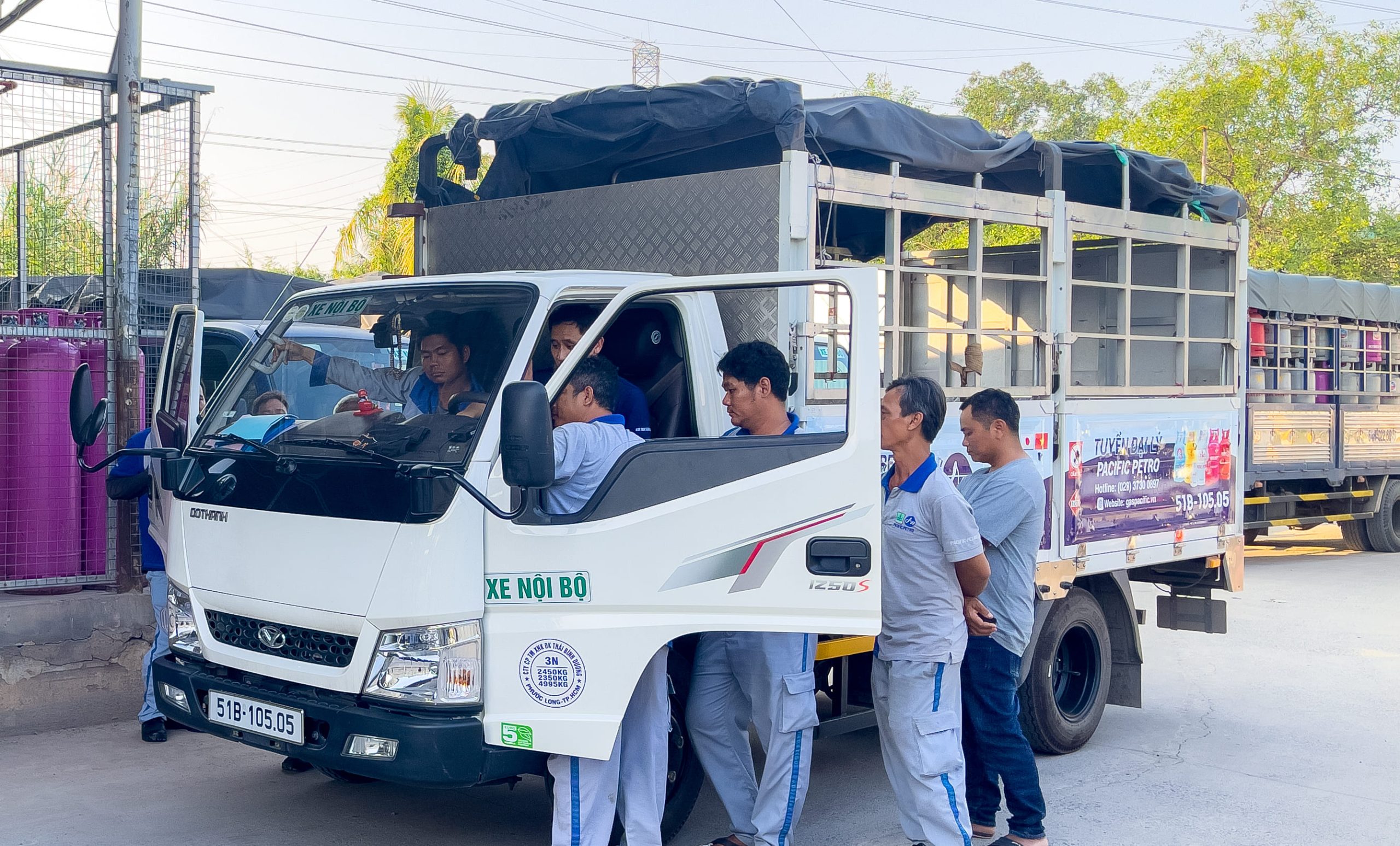 Đào tạo tài xế bán hàng Pacific Petro an toàn LPG gas