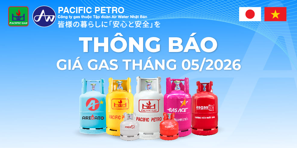 giá gas pacific petro tháng 5/2026
